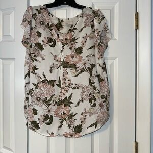 Ann Taylor LOFT short sleeve blouse
